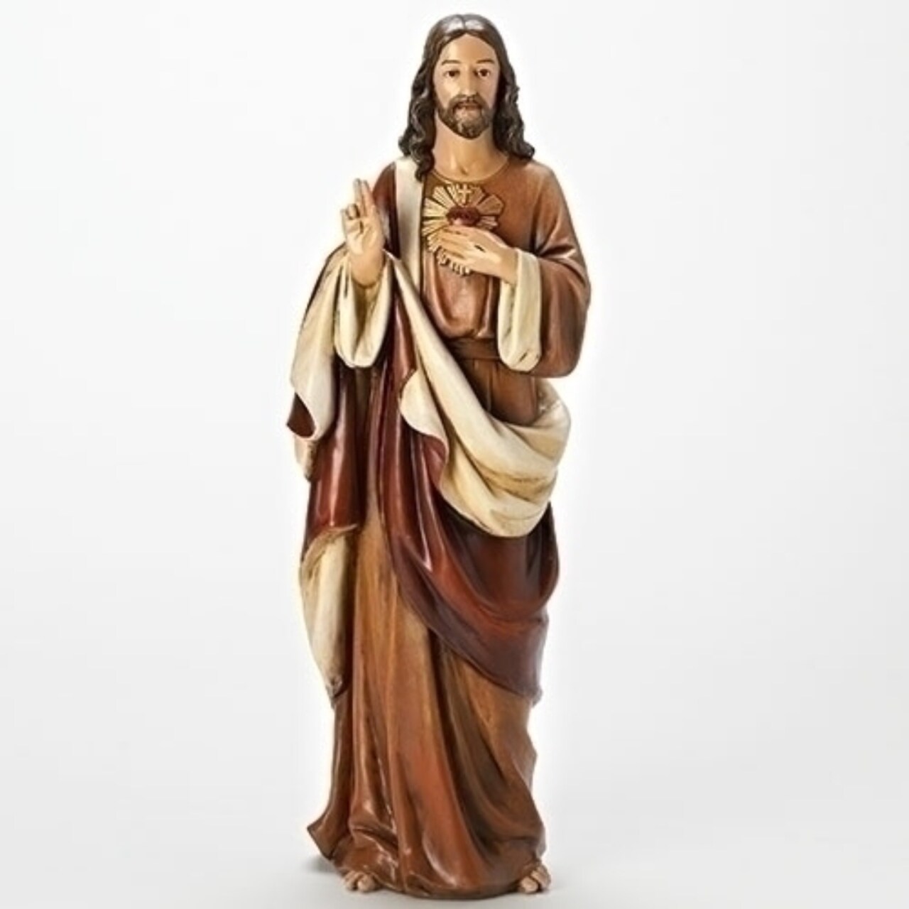 Roman Joseph's Studio Renaissance Collection Sacred Heart of Jesus Figurine - 18"